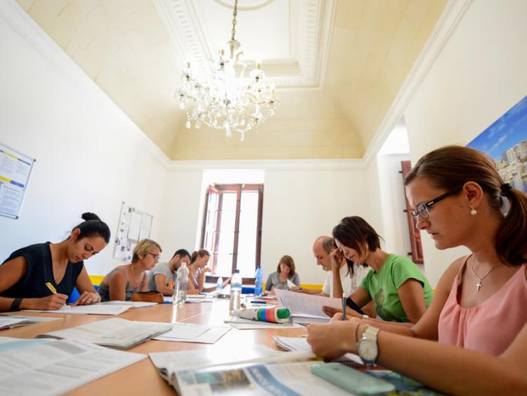 Maltalingua English Language Schoolの授業風景