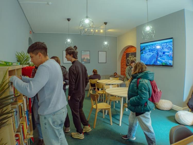 NED College Dublin の共有スペースの様子