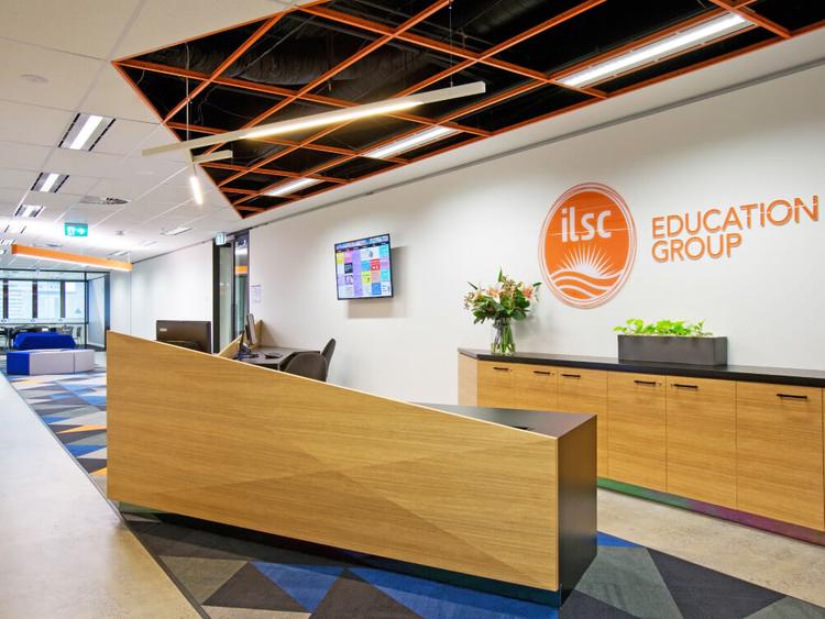 ILSC Melbourneの受付