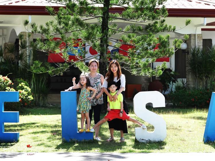 ELSA International Language Schoolの中庭