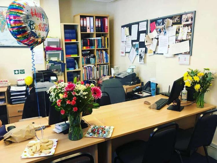 ABC school of English レセプション