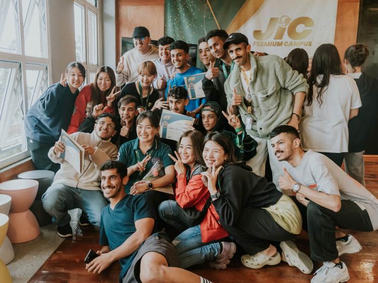 Baguio JIC Premium Campusの生徒たち