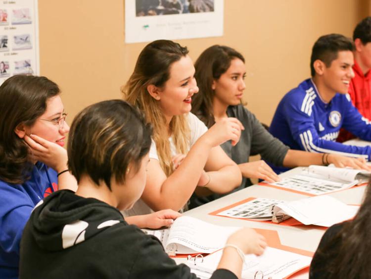 inlinguaの授業風景