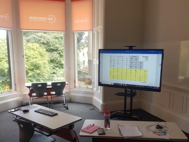 BSC Edinburgh クラスルームの様子