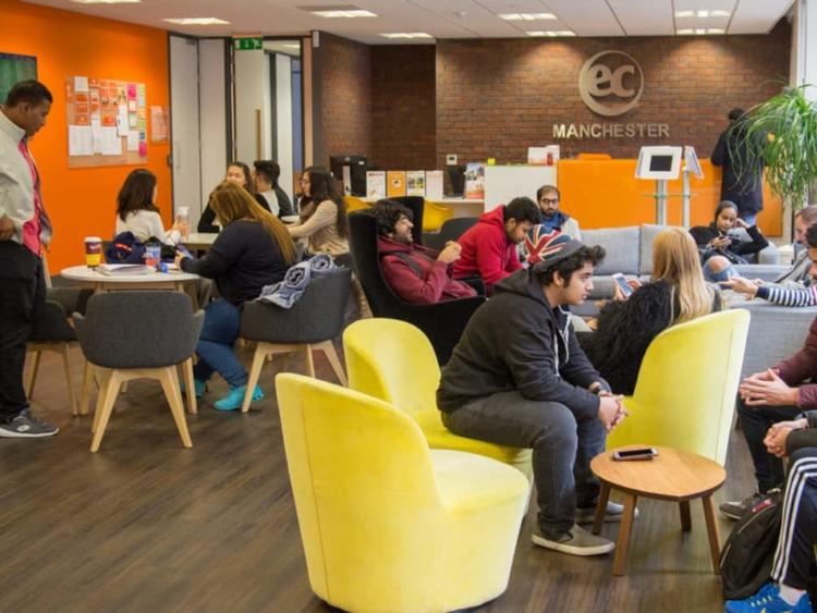 EC English Language Centres Manchesterコモンルーム